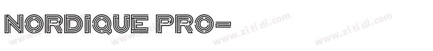 Nordique Pro字体转换